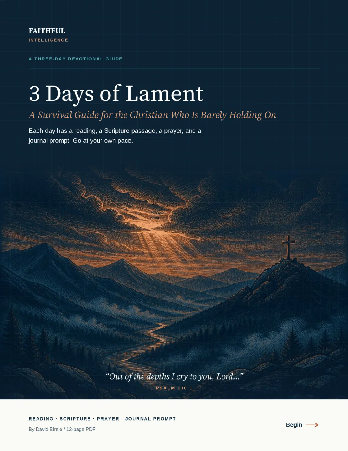 3 Days of Lament: 3 Days of Lament, a three-day devotional guide